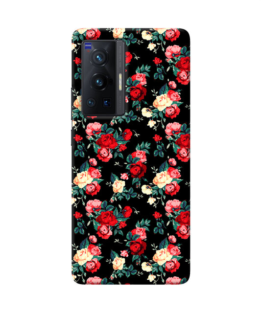 Rose Pattern Vivo X70 Pro Back Cover