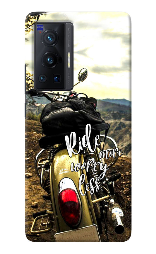 Ride More Worry Less Vivo X70 Pro Back Cover