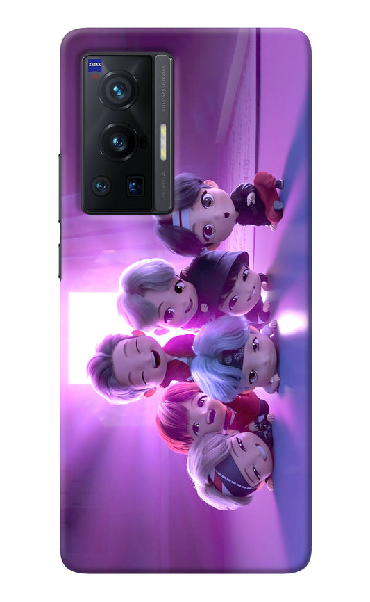 BTS Chibi Vivo X70 Pro Back Cover