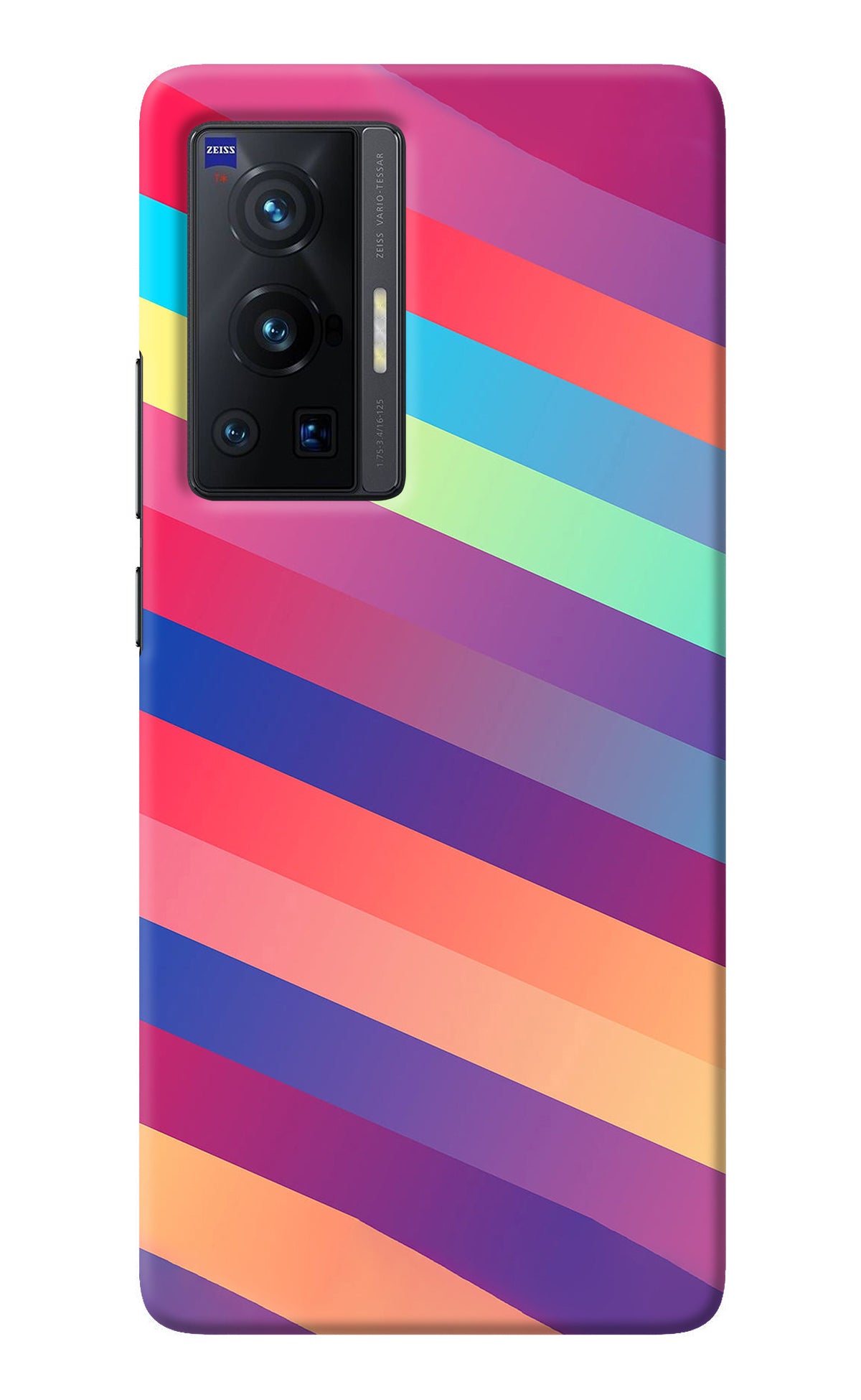 Stripes color Vivo X70 Pro Back Cover