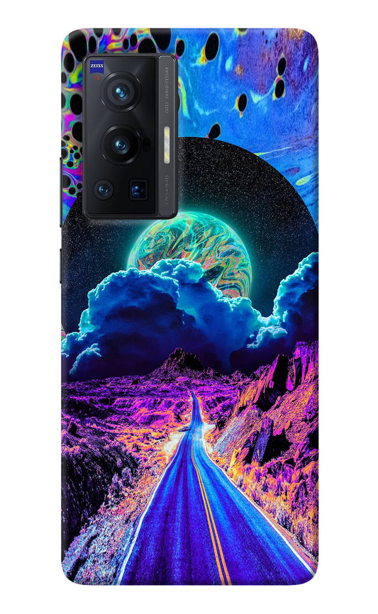 Psychedelic Painting Vivo X70 Pro Back Cover