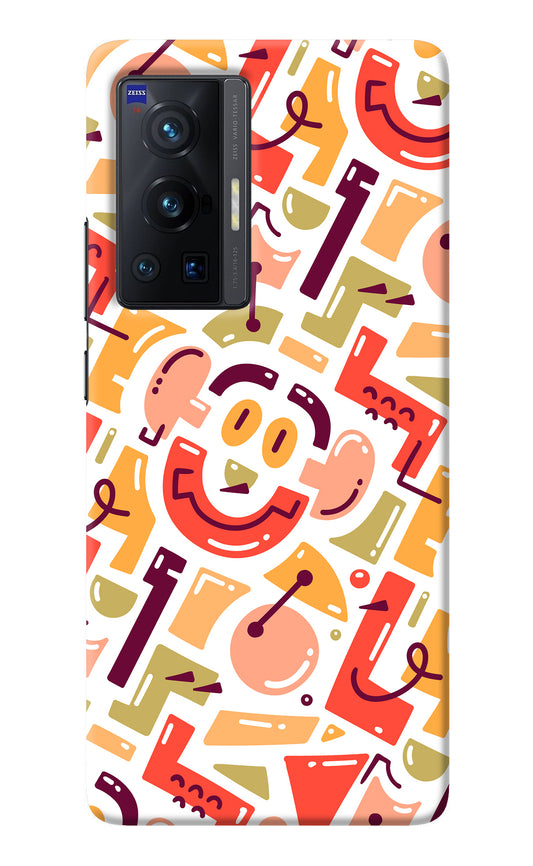 Doodle Pattern Vivo X70 Pro Back Cover