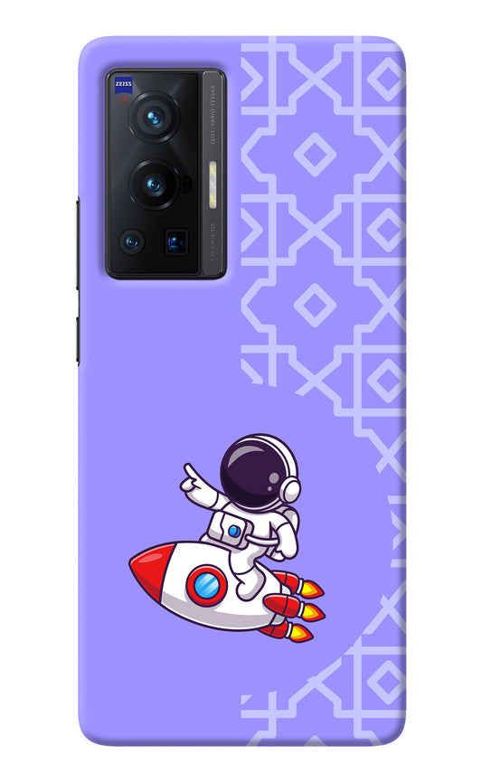 Cute Astronaut Vivo X70 Pro Back Cover