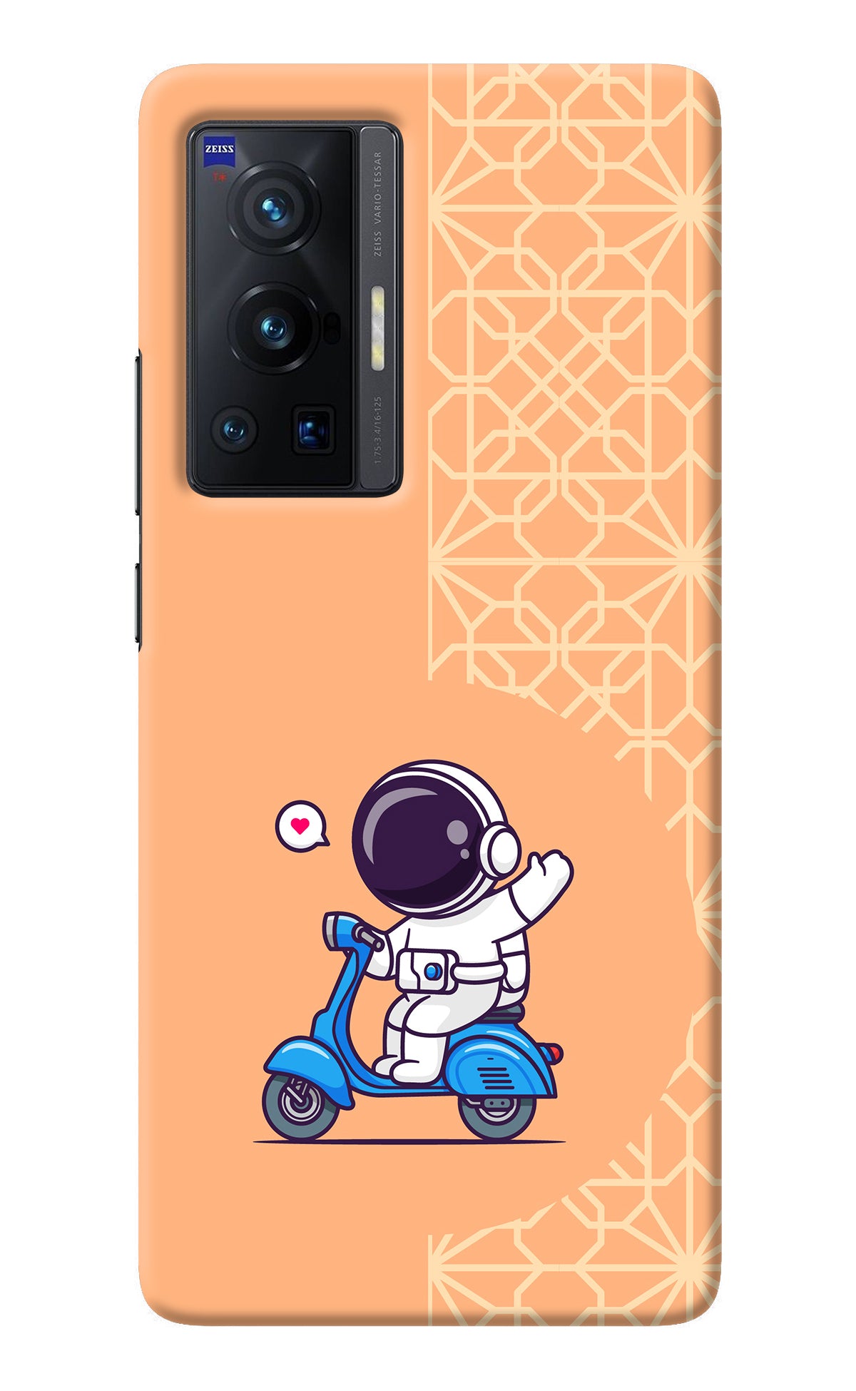 Cute Astronaut Riding Vivo X70 Pro Back Cover