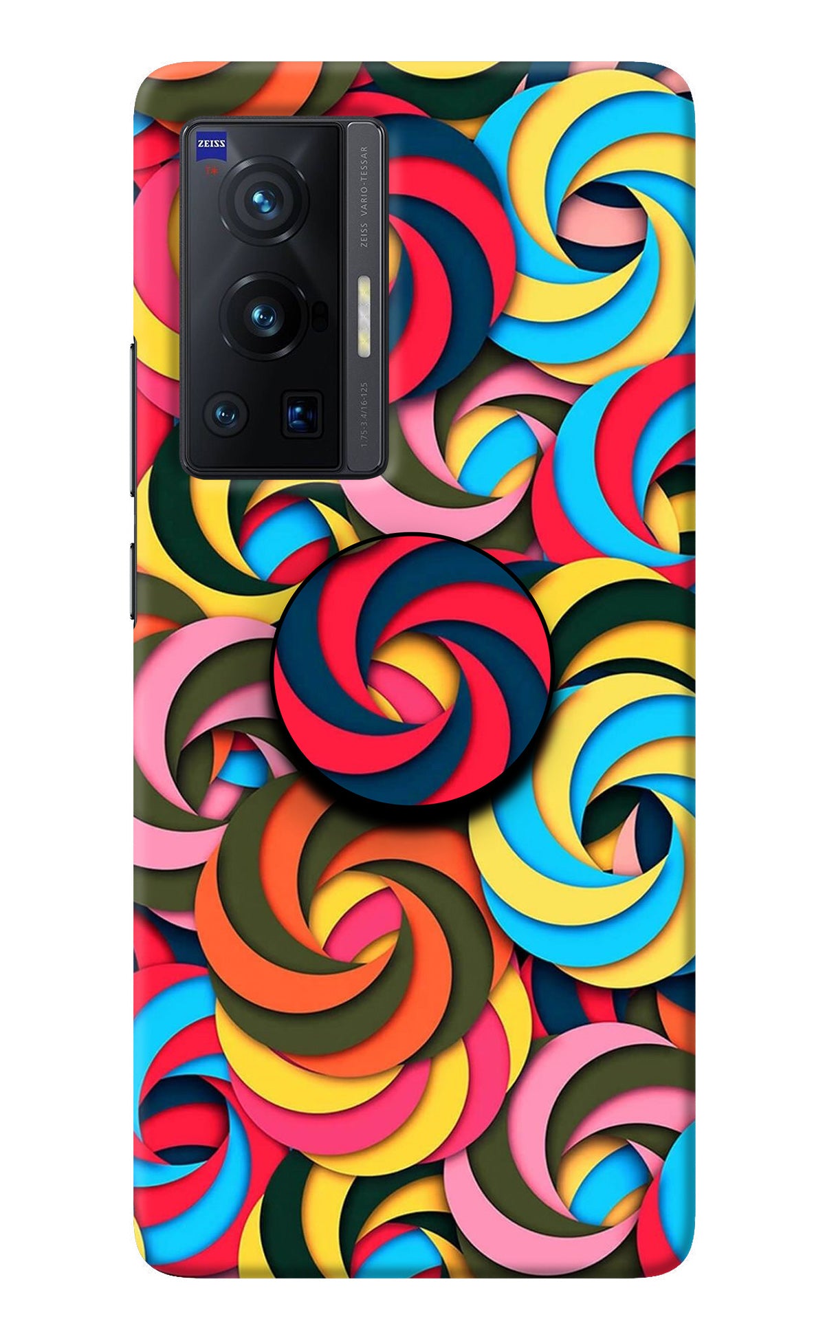 Spiral Pattern Vivo X70 Pro Pop Case