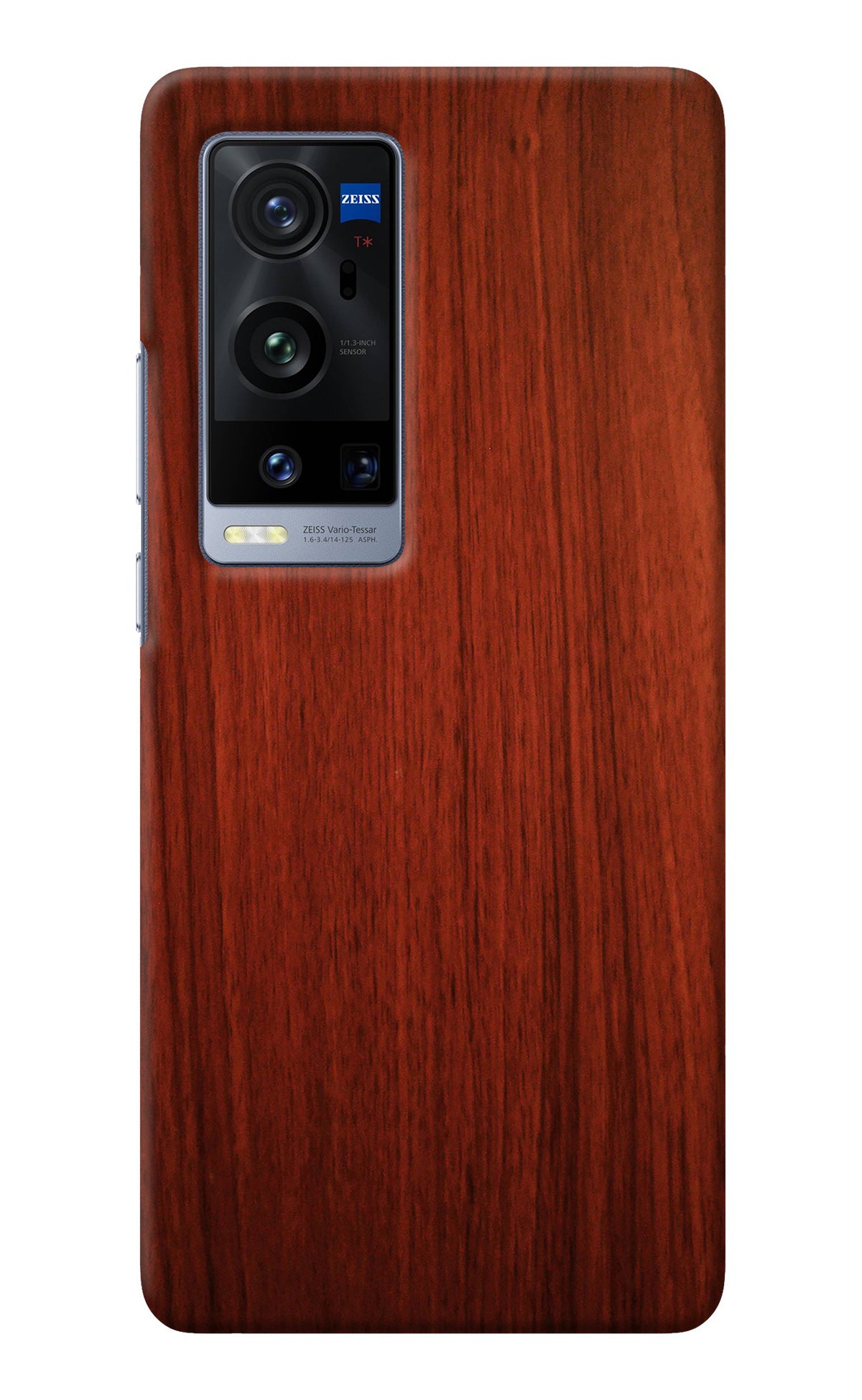 Wooden Plain Pattern Vivo X60 Pro+ Back Cover