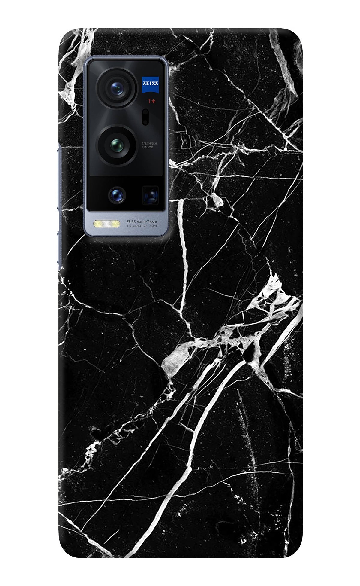 Black Marble Pattern Vivo X60 Pro+ Back Cover
