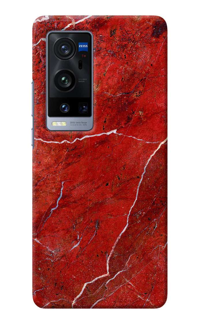 Red Marble Design Vivo X60 Pro+ Back Cover