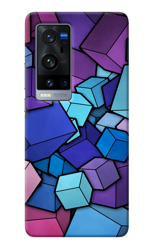 Cubic Abstract Vivo X60 Pro+ Back Cover