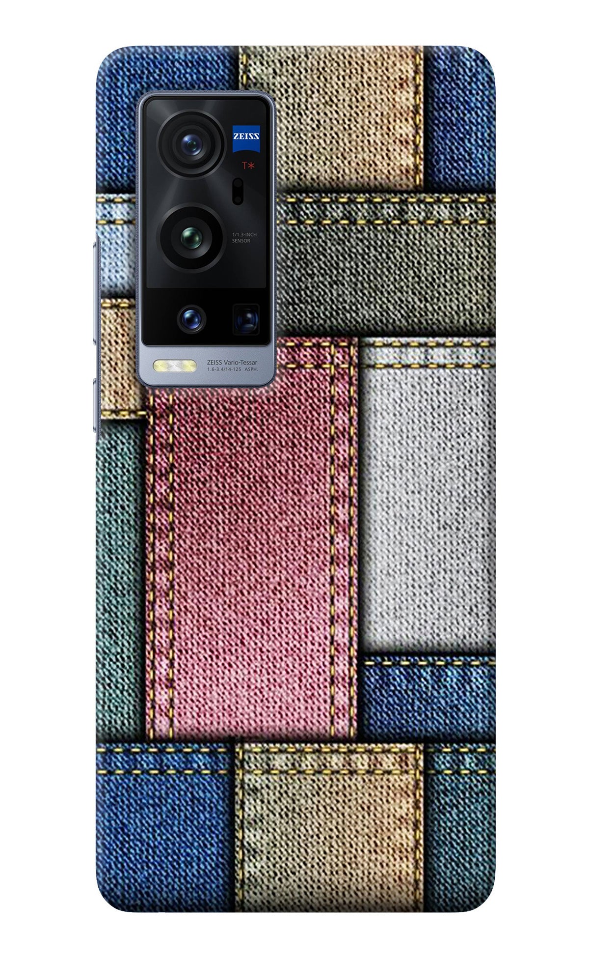 Multicolor Jeans Vivo X60 Pro+ Back Cover