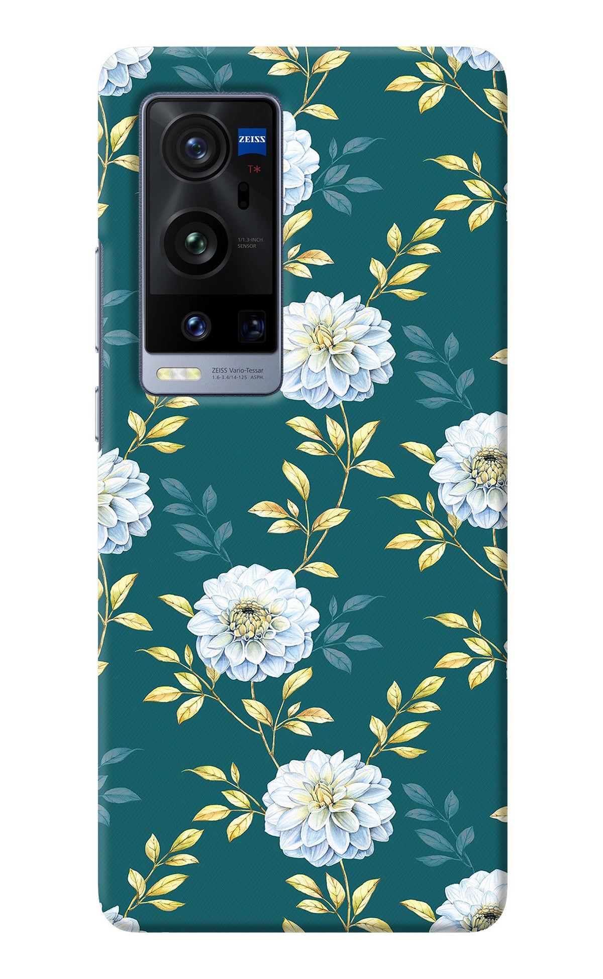 Flowers Vivo X60 Pro+ Back Cover