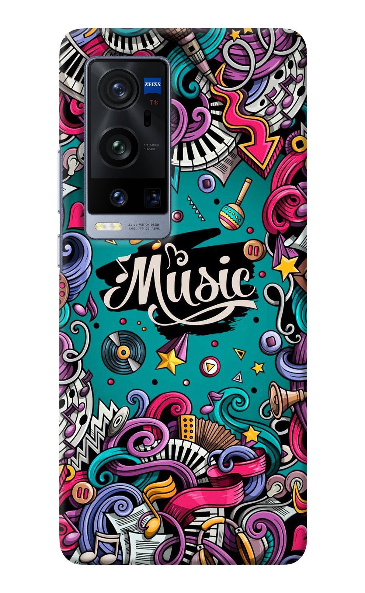 Music Graffiti Vivo X60 Pro+ Back Cover