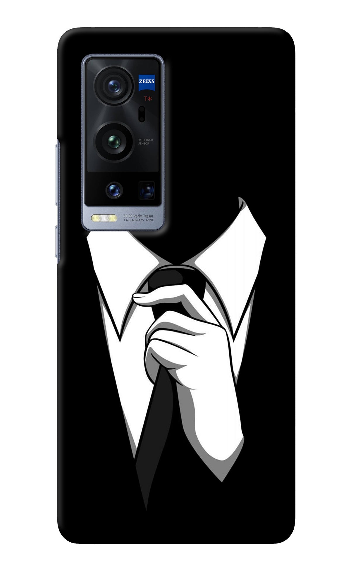 Black Tie Vivo X60 Pro+ Back Cover