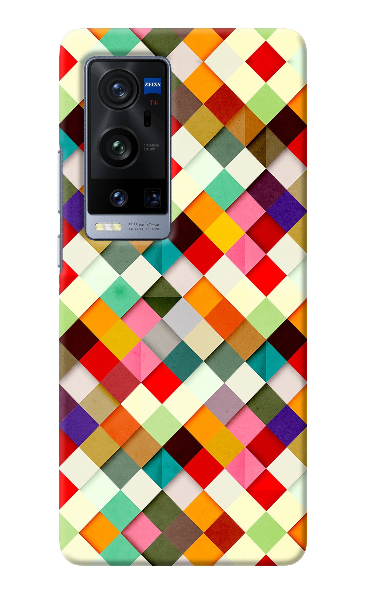 Geometric Abstract Colorful Vivo X60 Pro+ Back Cover