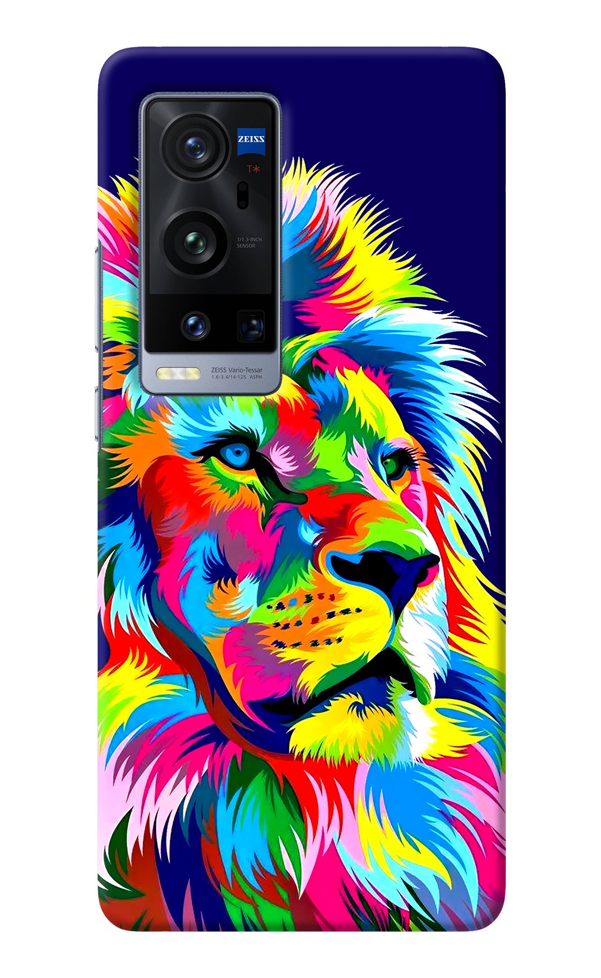 Vector Art Lion Vivo X60 Pro+ Back Cover