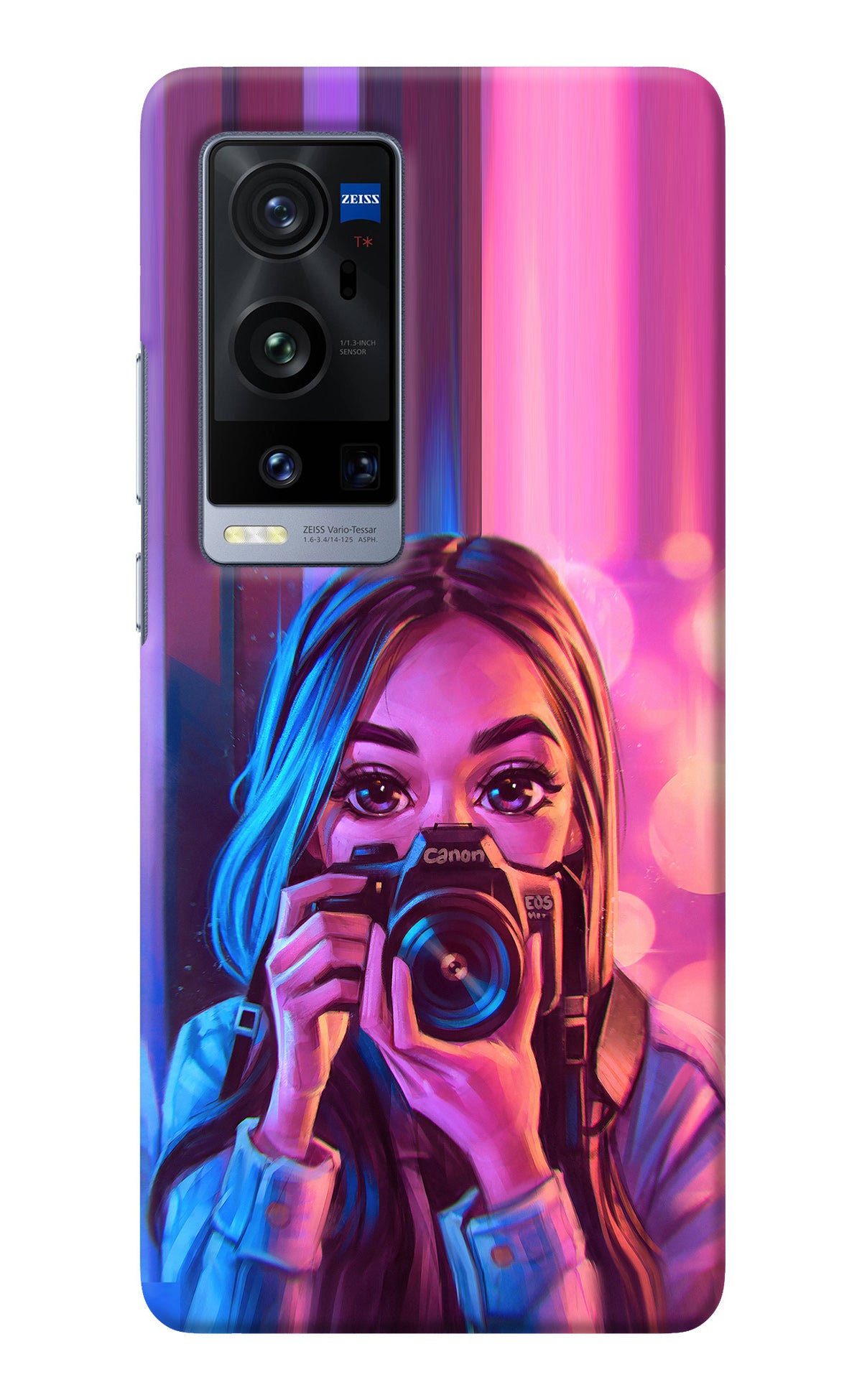 Girl Photographer Vivo X60 Pro+ Back Cover