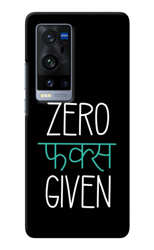 Zero Fucks Given Vivo X60 Pro+ Back Cover