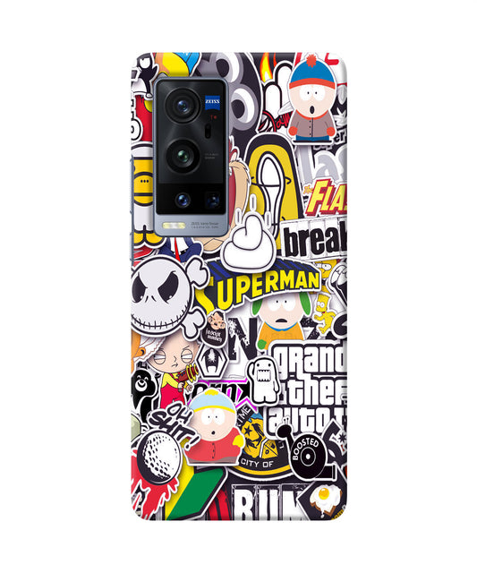 Sticker Bomb Vivo X60 Pro+ Back Cover