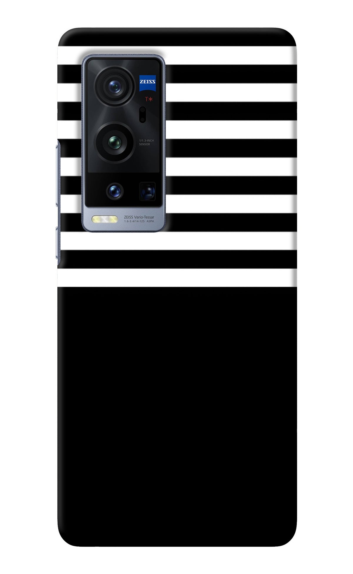 Black and White Print Vivo X60 Pro+ Back Cover