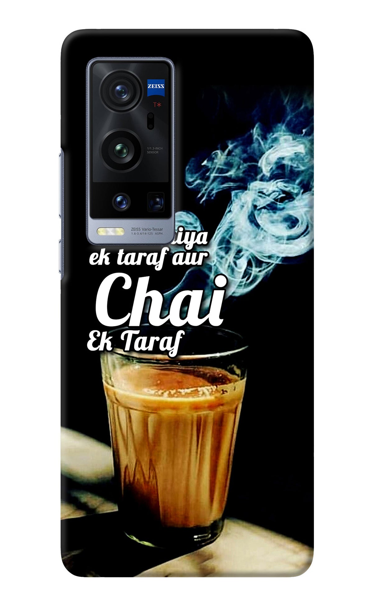 Chai Ek Taraf Quote Vivo X60 Pro+ Back Cover