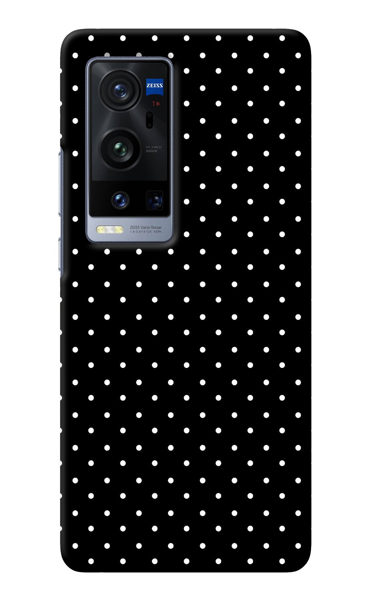 White Dots Vivo X60 Pro+ Back Cover