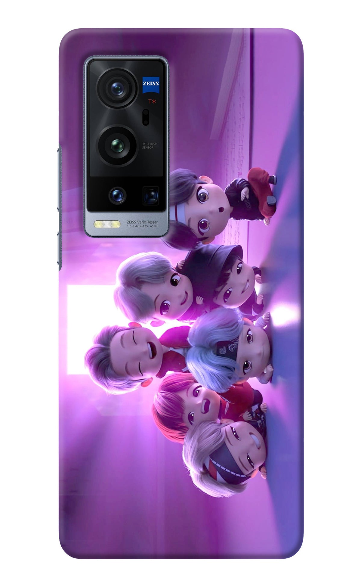 BTS Chibi Vivo X60 Pro+ Back Cover