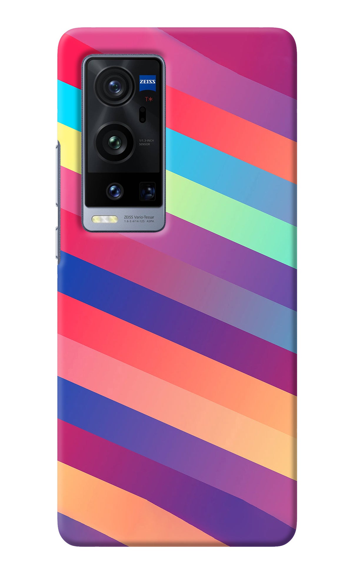 Stripes color Vivo X60 Pro+ Back Cover