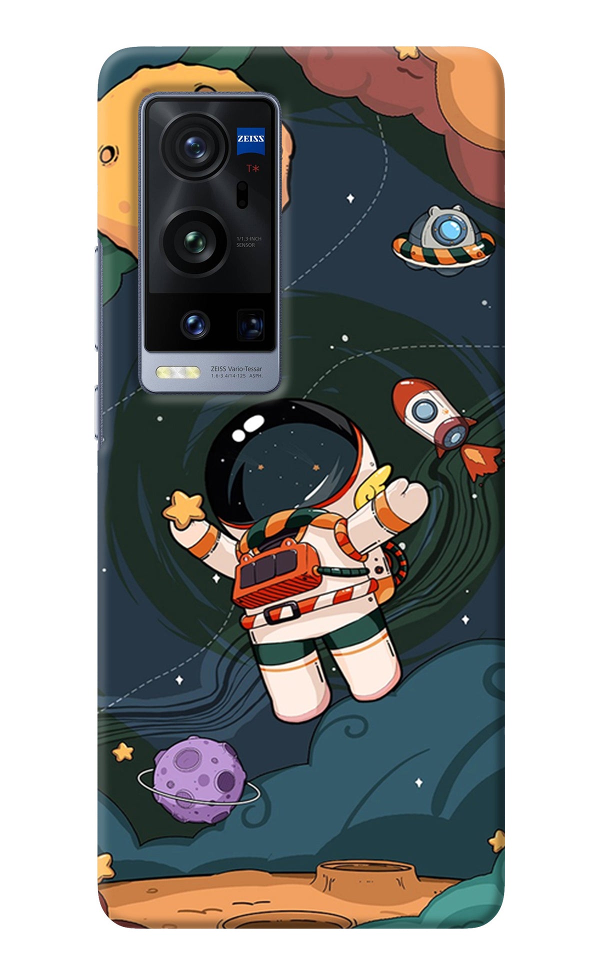 Cartoon Astronaut Vivo X60 Pro+ Back Cover