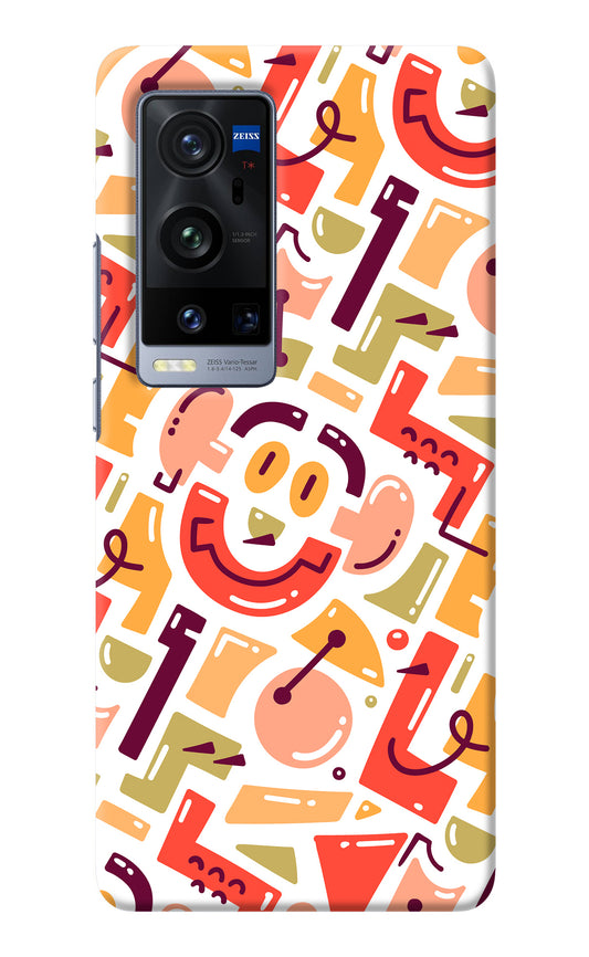 Doodle Pattern Vivo X60 Pro+ Back Cover