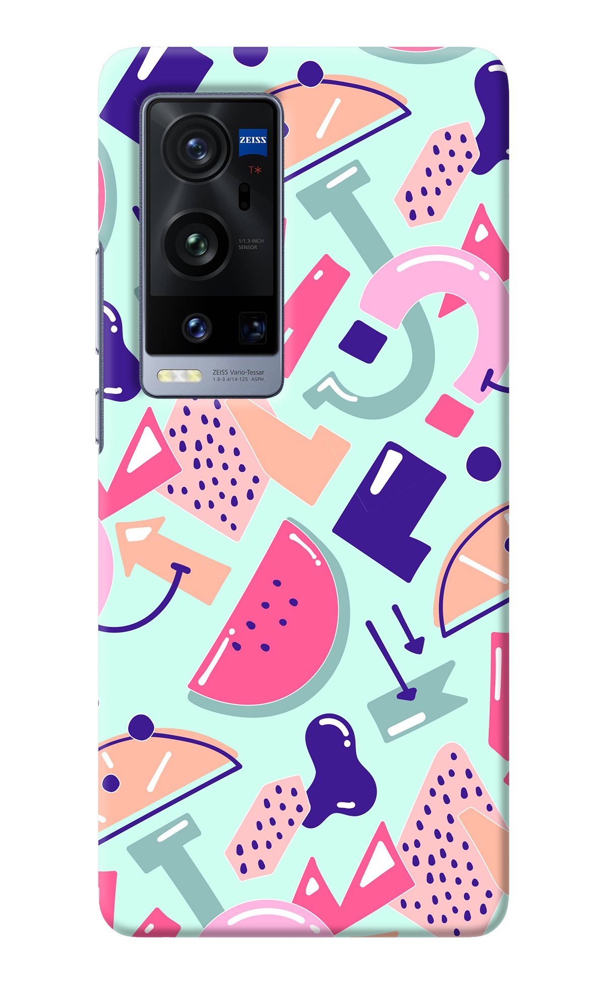 Doodle Pattern Vivo X60 Pro+ Back Cover