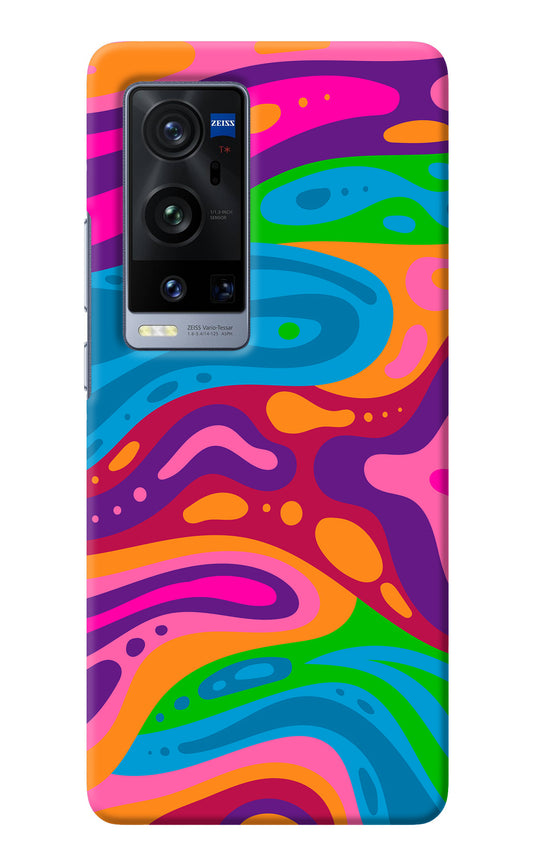 Trippy Pattern Vivo X60 Pro+ Back Cover