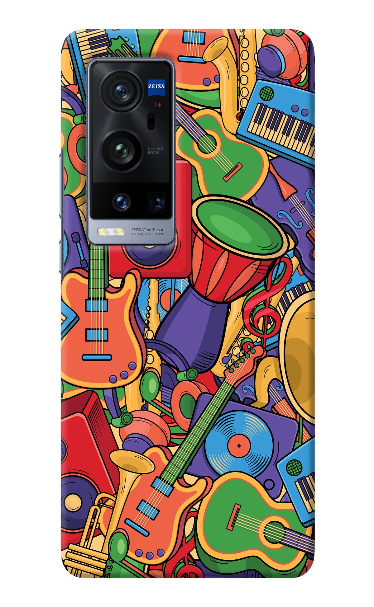 Music Instrument Doodle Vivo X60 Pro+ Back Cover
