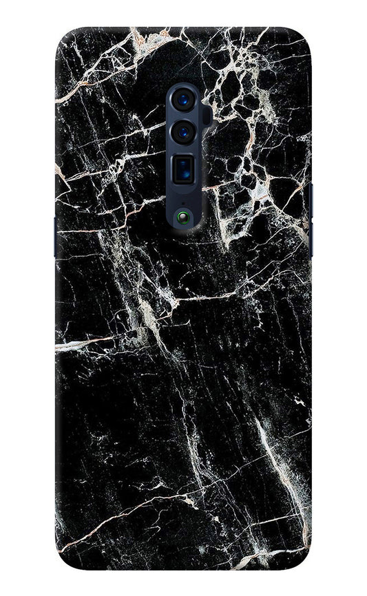 Black Marble Texture Oppo Reno 10x Zoom Back Cover