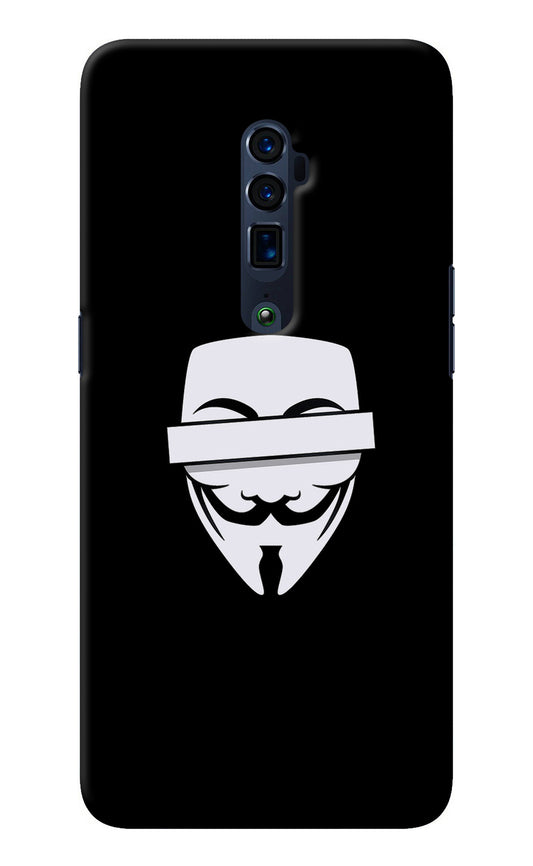 Anonymous Face Oppo Reno 10x Zoom Back Cover