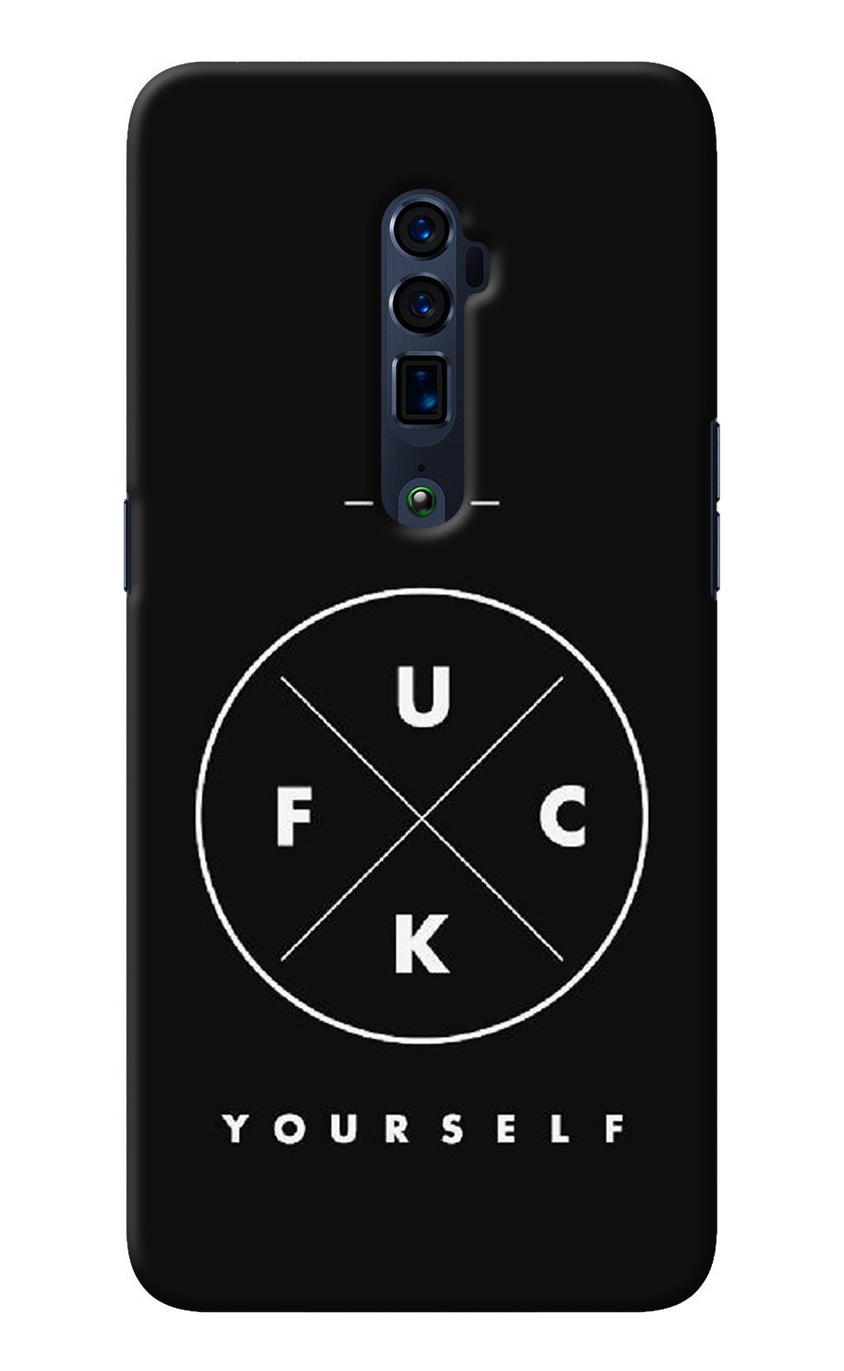 Go Fuck Yourself Oppo Reno 10x Zoom Back Cover