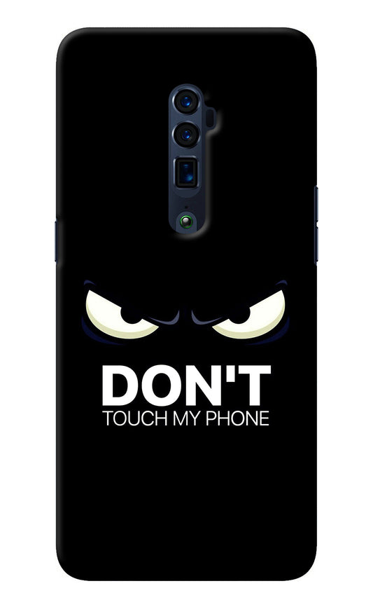 Don'T Touch My Phone Oppo Reno 10x Zoom Back Cover