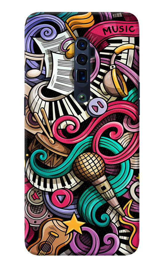 Music Abstract Oppo Reno 10x Zoom Back Cover