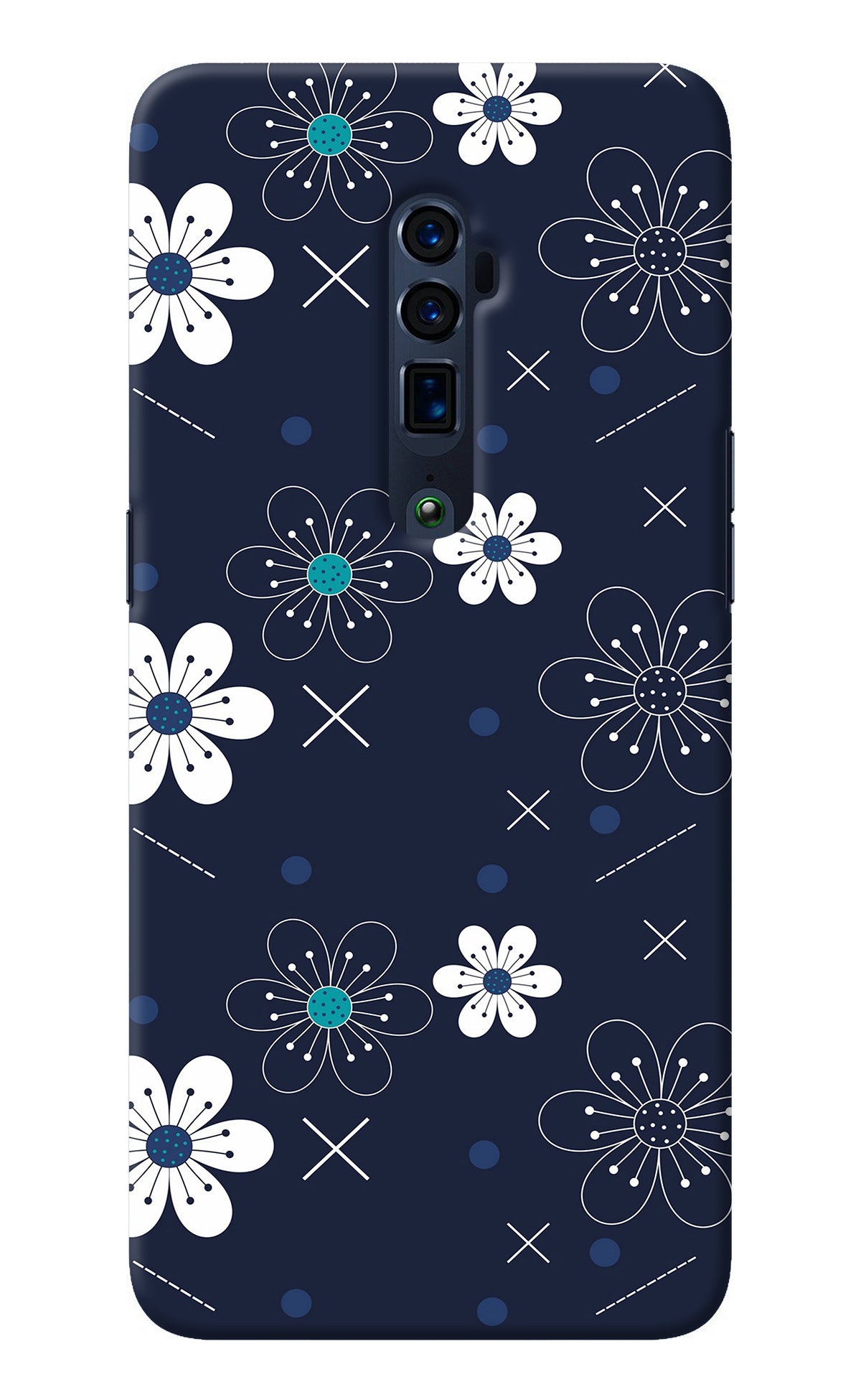 Flowers Oppo Reno 10x Zoom Back Cover