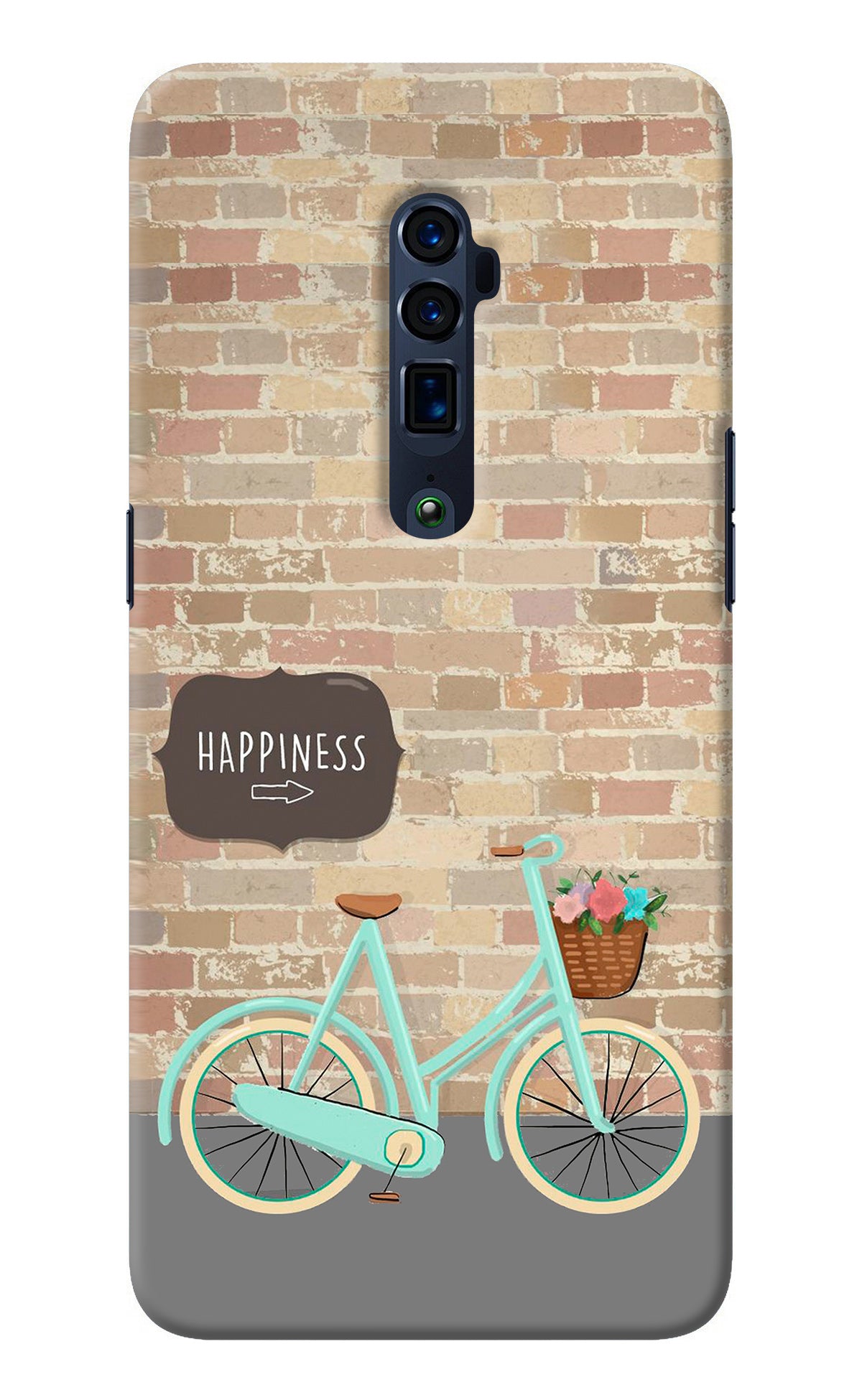 Happiness Artwork Oppo Reno 10x Zoom Back Cover