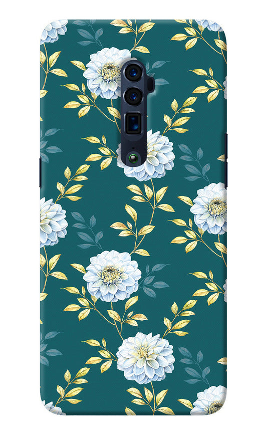 Flowers Oppo Reno 10x Zoom Back Cover