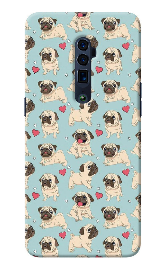 Pug Dog Oppo Reno 10x Zoom Back Cover