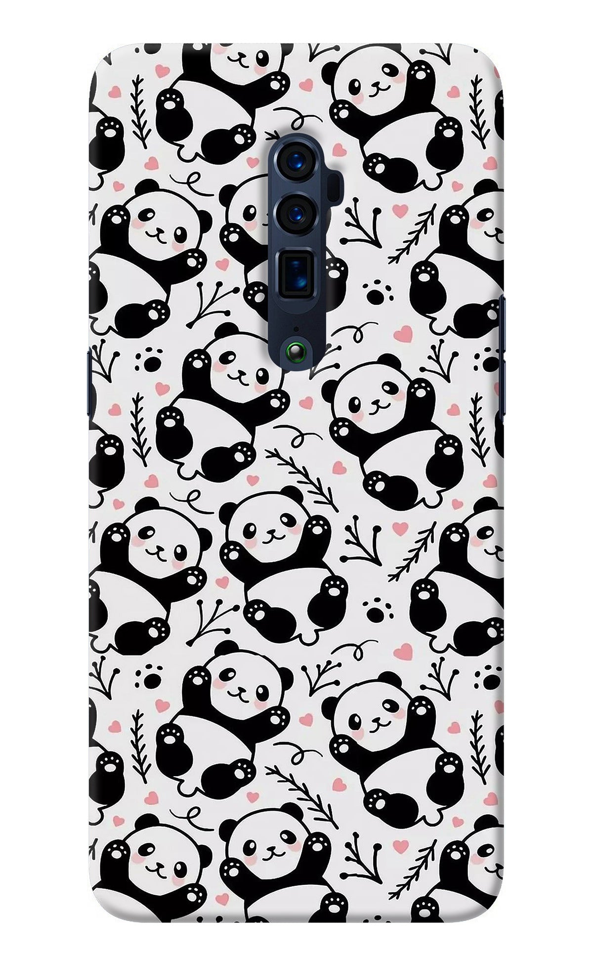 Cute Panda Oppo Reno 10x Zoom Back Cover