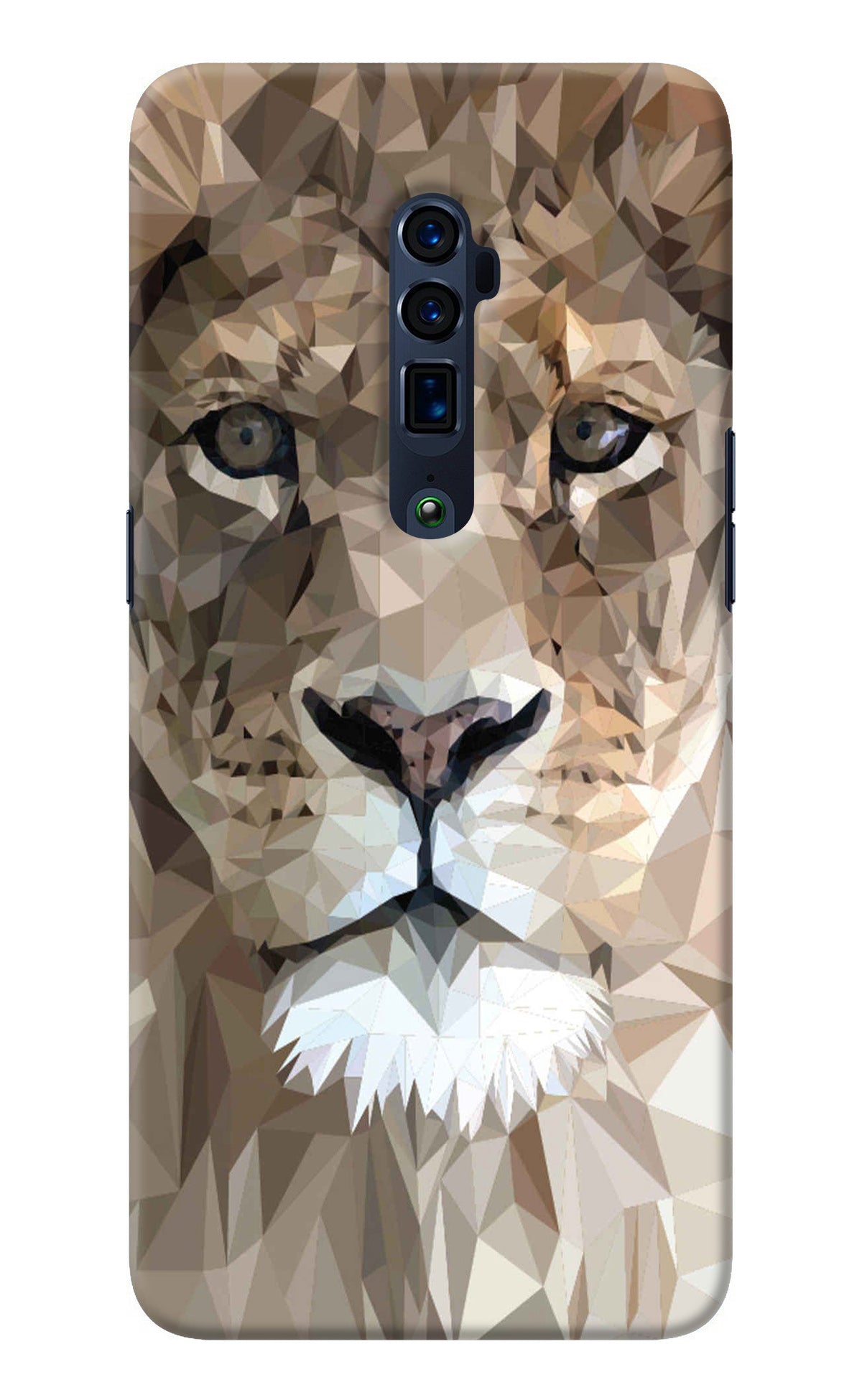 Lion Art Oppo Reno 10x Zoom Back Cover