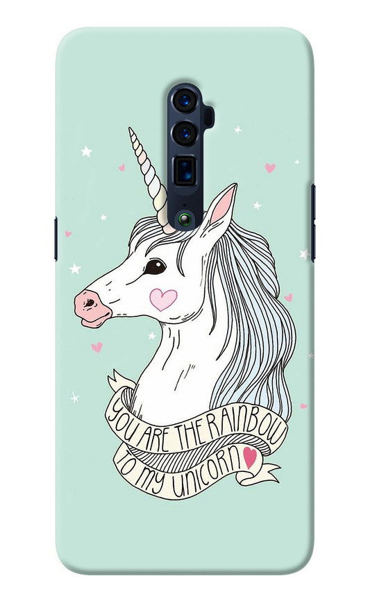 Unicorn Wallpaper Oppo Reno 10x Zoom Back Cover