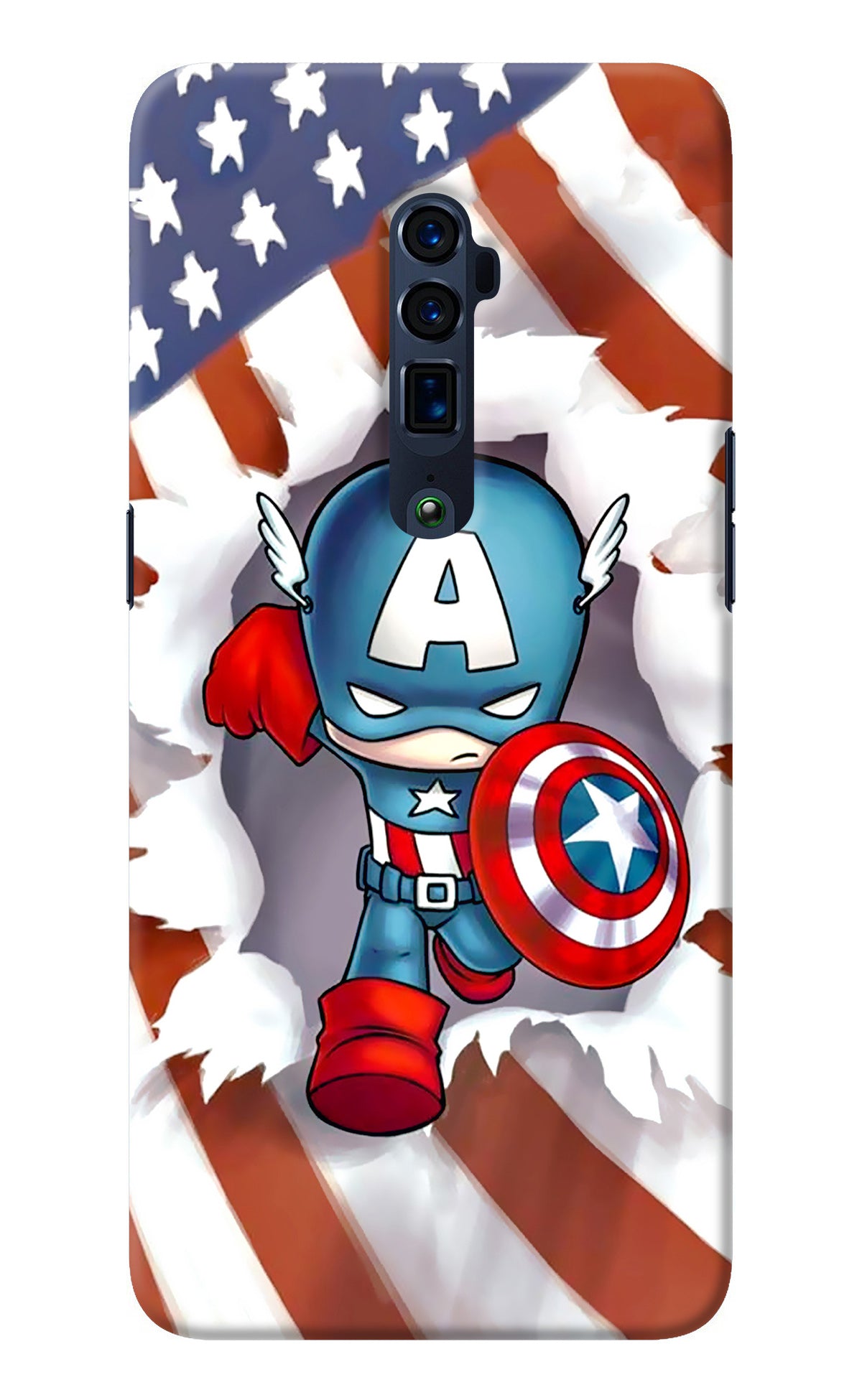 Captain America Oppo Reno 10x Zoom Back Cover