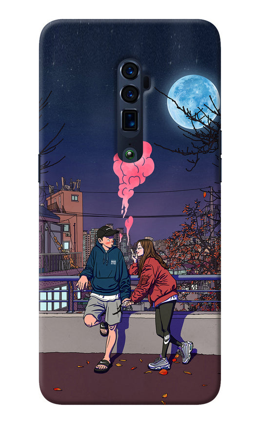 Chilling Couple Oppo Reno 10x Zoom Back Cover