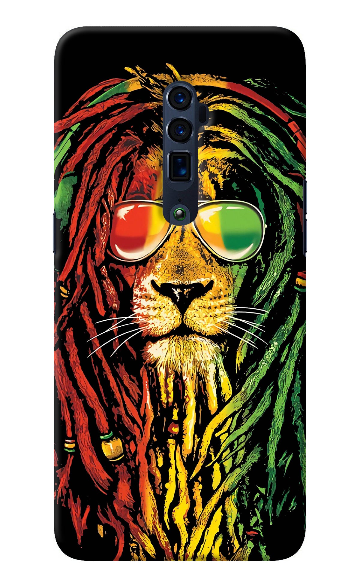 Rasta Lion Oppo Reno 10x Zoom Back Cover