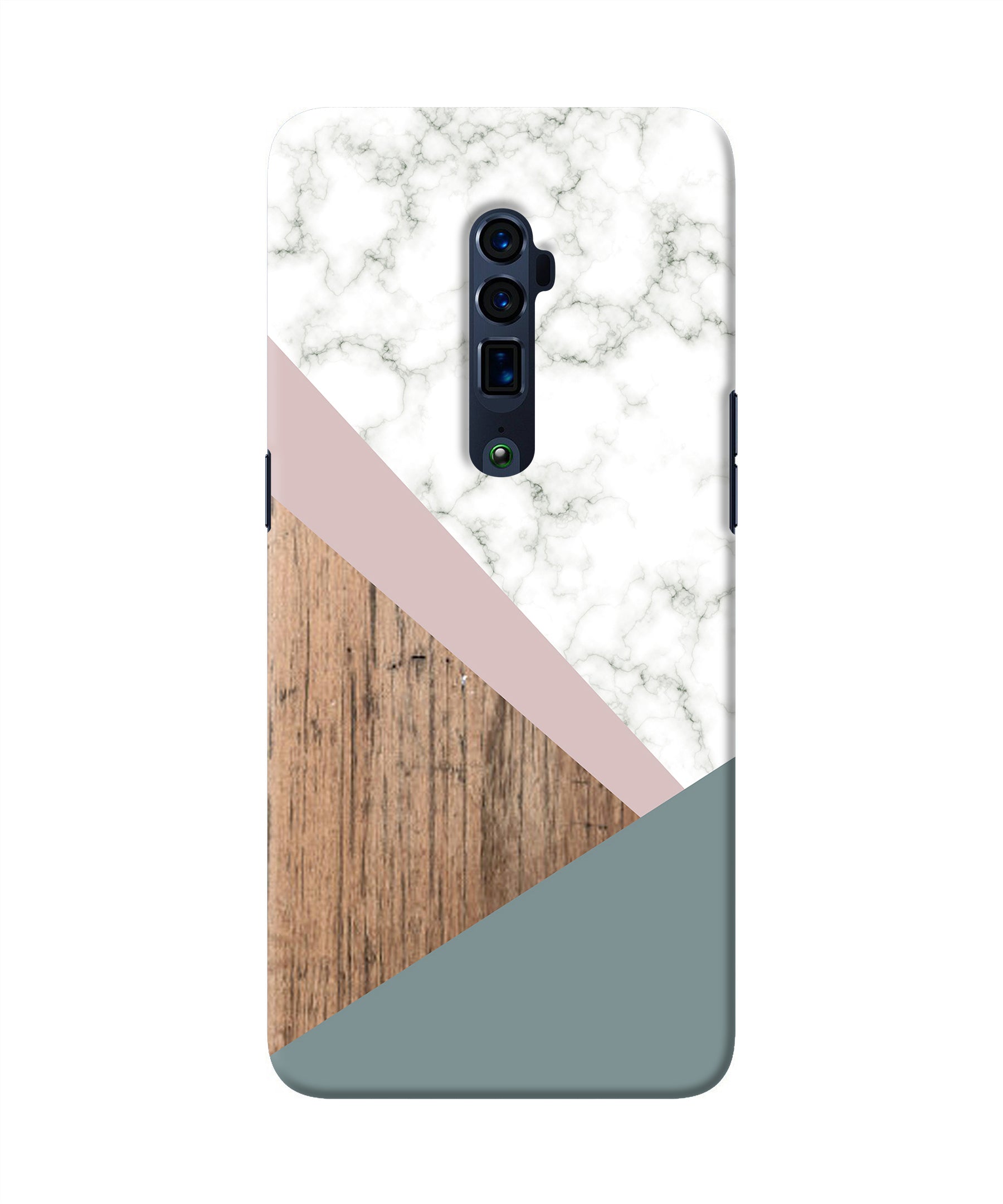 Marble wood Abstract Oppo Reno 10x Zoom Back Cover