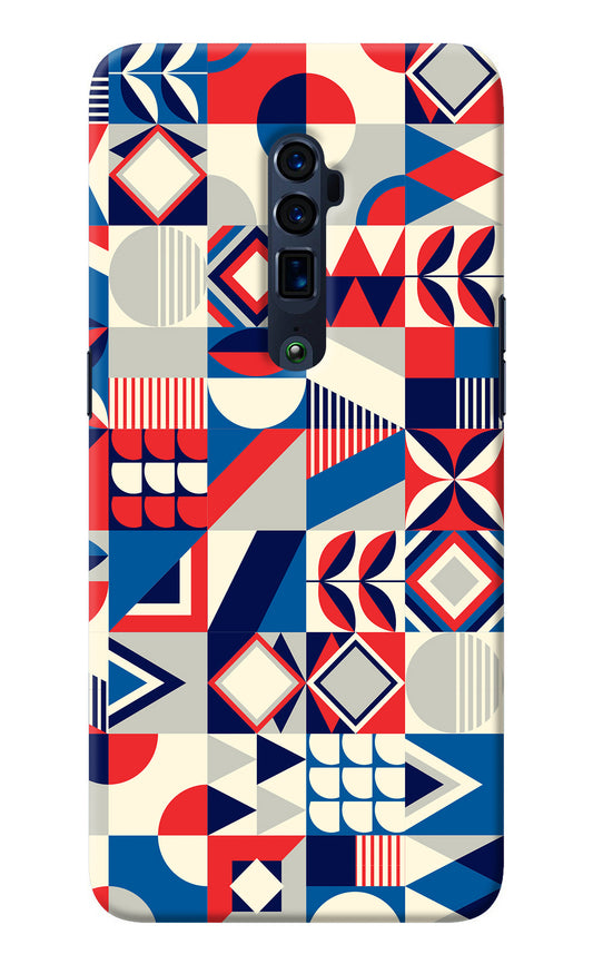 Colorful Pattern Oppo Reno 10x Zoom Back Cover