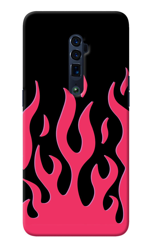Fire Flames Oppo Reno 10x Zoom Back Cover
